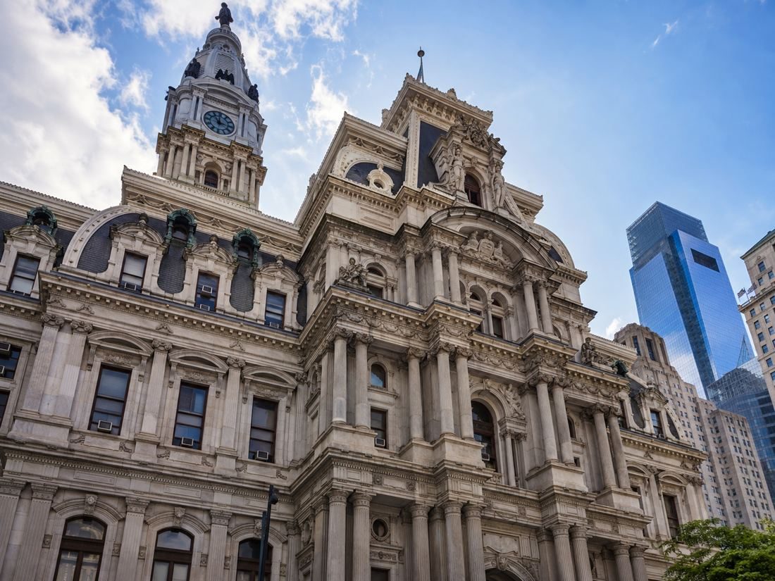 Philadelphia City Hall facade